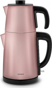 Karaca Gastro Dem 2in1 1650 W Rose Gold Çelik Çay Makinesi
