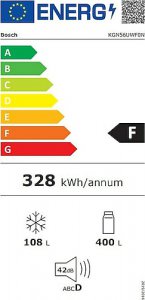 Bosch KGN56UWF0N Kombi No Frost Buzdolabı