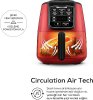 Karaca Air Pro Cook Köz XL Airfryer 4 lt Yağsız Ruby Fritöz