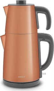 Karaca Gastro Dem 2in1 1650 W Bronz Çelik Çay Makinesi